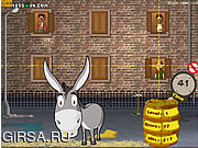 Флеш игра онлайн Dungfoo Donkey