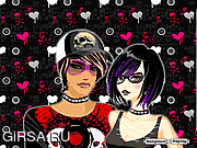 Флеш игра онлайн Emo Couple