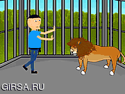 Флеш игра онлайн Escape the Lion Cage