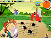 Флеш игра онлайн Farm Kissing-2