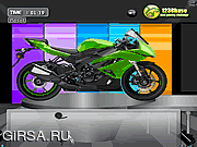 Флеш игра онлайн Fix My Bike Kawasaki Ninja