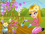 Флеш игра онлайн Девушка цветков / Flowers Girl