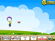 Флеш игра онлайн Летающий Губка Боб