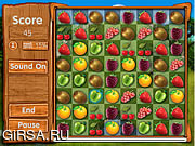 Флеш игра онлайн Подбери пару - Свежие фрукты / Fresh Fruit Gold Match