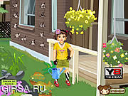 Флеш игра онлайн Садоводство Девушка / Gardening Girl