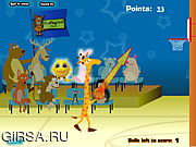 Флеш игра онлайн Баскетбол Giraffe