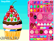 Флеш игра онлайн Glossy Cupcake