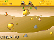 Флеш игра онлайн Gold Miner - Two Players