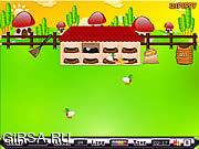 Флеш игра онлайн Ферма гусыни / Goose Farm