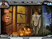 Флеш игра онлайн Хэллоуин - скрытые объекты