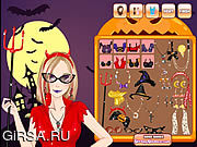 Флеш игра онлайн Хэллоуин Макияж / Halloween Make Up