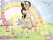 Флеш игра онлайн Счастливая девушка пасхи / Happy Easter Girl