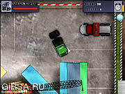 Флеш игра онлайн Стоянка автомобилей тяжелой тележки / Heavy Truck Parking