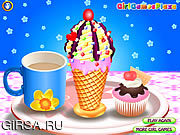 Флеш игра онлайн Ice Cream Cone Fun