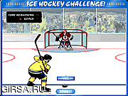 Флеш игра онлайн Ледовый Хоккейный Вызов / Ice Hockey Challenge