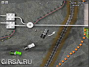 Флеш игра онлайн Гонка на грузовиках 2 / Industrial Truck Racing 2