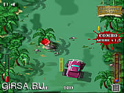 Флеш игра онлайн Гонка в джунглях 2