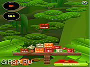 Флеш игра онлайн Башня 2 джунглей балансер / Jungle Tower 2 The Balancer