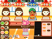 Флеш игра онлайн Келли в Burger стенд