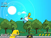 Флеш игра онлайн Надрать Задницу Хомер / Kick Ass Homer