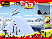 Флеш игра онлайн Экстремальные гонки с Кик Бутовски / Kick Buttowskis MotoRush