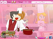 Флеш игра онлайн Kiss The Cook