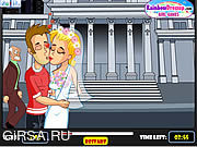 Флеш игра онлайн Kiss The Bride