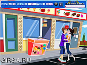 Флеш игра онлайн Поцелуй подростков