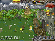 Флеш игра онлайн Рыцари против зомби / Knights vs Zombies