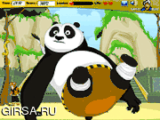 Флеш игра онлайн Kung Fu Panda Kiss