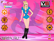 Флеш игра онлайн Одевалки - Леди Гага