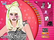Флеш игра онлайн Макияж Леди Гаги / Lady Gaga Makeover