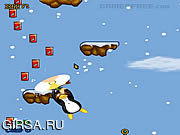 Флеш игра онлайн Приключения пингвина Люникса