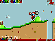 Флеш игра онлайн Mario Bros мотобайк 3 / Mario Bros Motobike 3