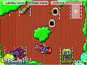 Флеш игра онлайн Стоянка автомобилей Марио Kart