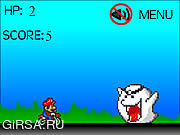 Флеш игра онлайн Мотовелосипед Марио