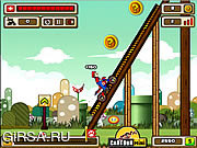 Флеш игра онлайн Гонка с Марио / Mario Stunt Champ