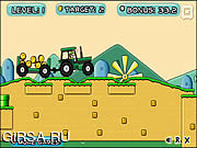 Флеш игра онлайн Mario Tractor 2