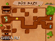 Флеш игра онлайн Том и Джерри - Мышиный Лабиринт / Mice Maze