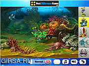 Флеш игра онлайн Загадочные моря. Поиск предметов