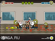 Флеш игра онлайн Nerd vs Zombies 2