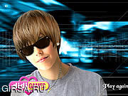 Флеш игра онлайн New Look : Justin Bieber