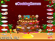 Флеш игра онлайн Украшение торта Новый Год 2011