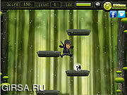 Флеш игра онлайн Ниндзя Силу Прыжка / Ninja Power Jump