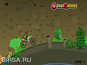 Флеш игра онлайн Черепашка-Ниндзя на Мотоцикле