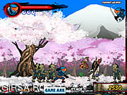Флеш игра онлайн Ниндзя против зомби 2 / Ninja vs Zombies 2