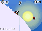 Флеш игра онлайн Пингвин скейт 2 / Penguin Skate 2
