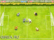 Флеш игра онлайн Футбол Домашних Питомцев / Pet Soccer