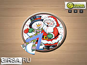 Флеш игра онлайн Пирог Pic - Дед Мороз