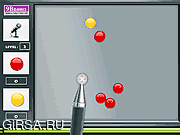 Флеш игра онлайн Цветные шарики. Раскраска